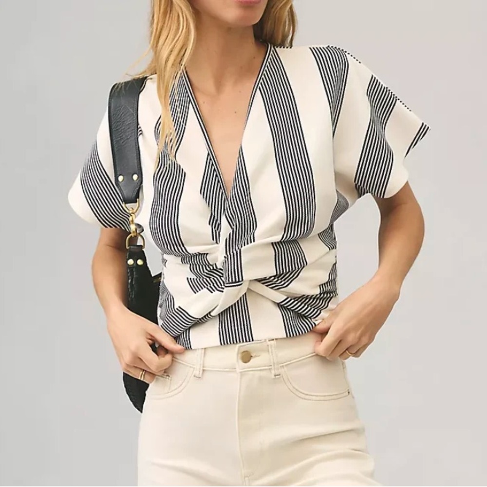NWT Bishop + Young Striped Top